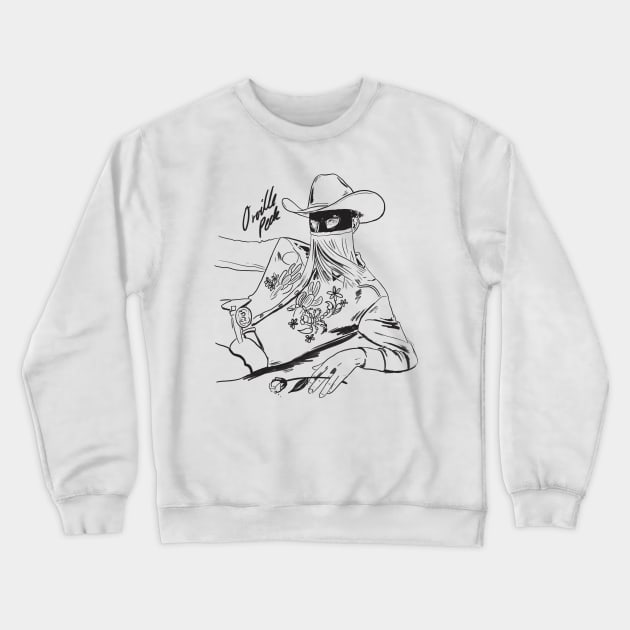 Orville Peck Crewneck Sweatshirt by Hayley O